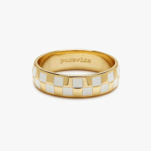 PURA VIDA - Checkerboard Ring