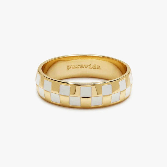 PURA VIDA - Checkerboard Ring