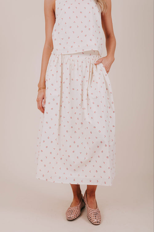 Cherries At The Park Skirt