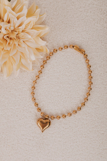 Hopeful Heart Necklace - 18K Gold Plated