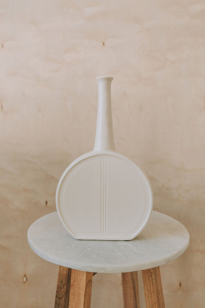 Circular Terracotta Vase