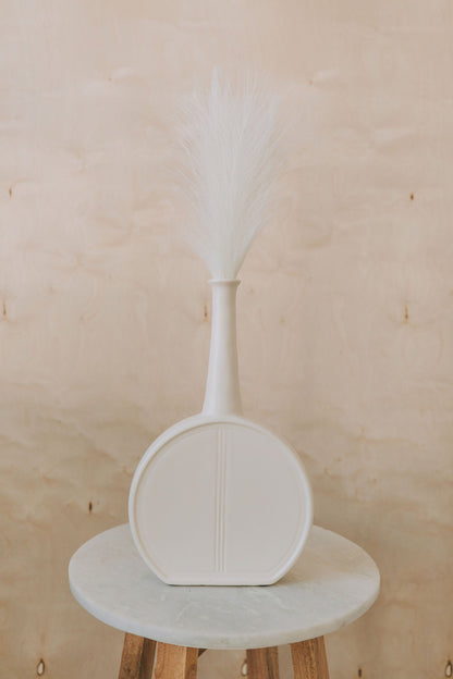 Circular Terracotta Vase