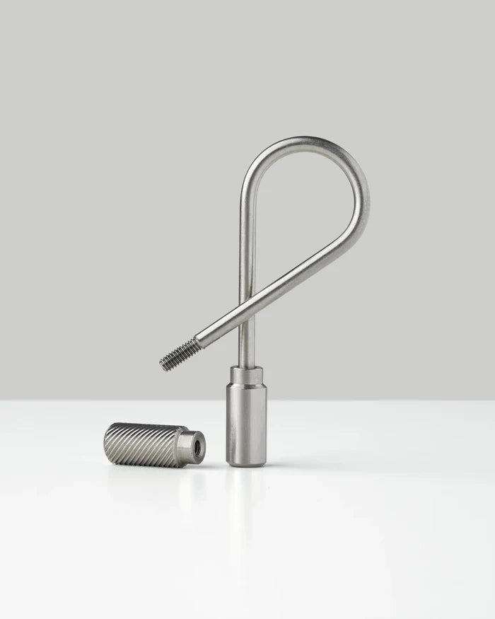 CLOSED HELIX KEYRING- STEEL