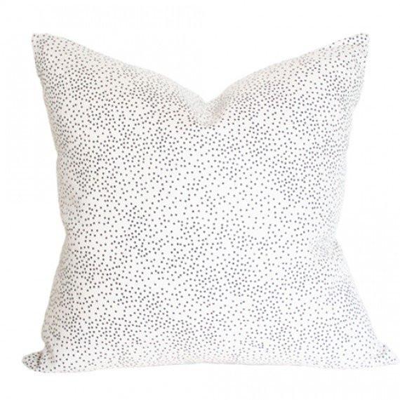 Confetti Cream & Black Custom Designer Pillow | Arianna Belle