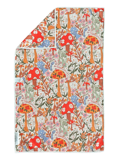 CRAE.HOME - Mushroom Meadows: Double-Sided Hand Towel