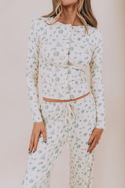 Merry Mistletoe Top