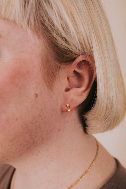 Achieving Earrings - 14K Gold Plated