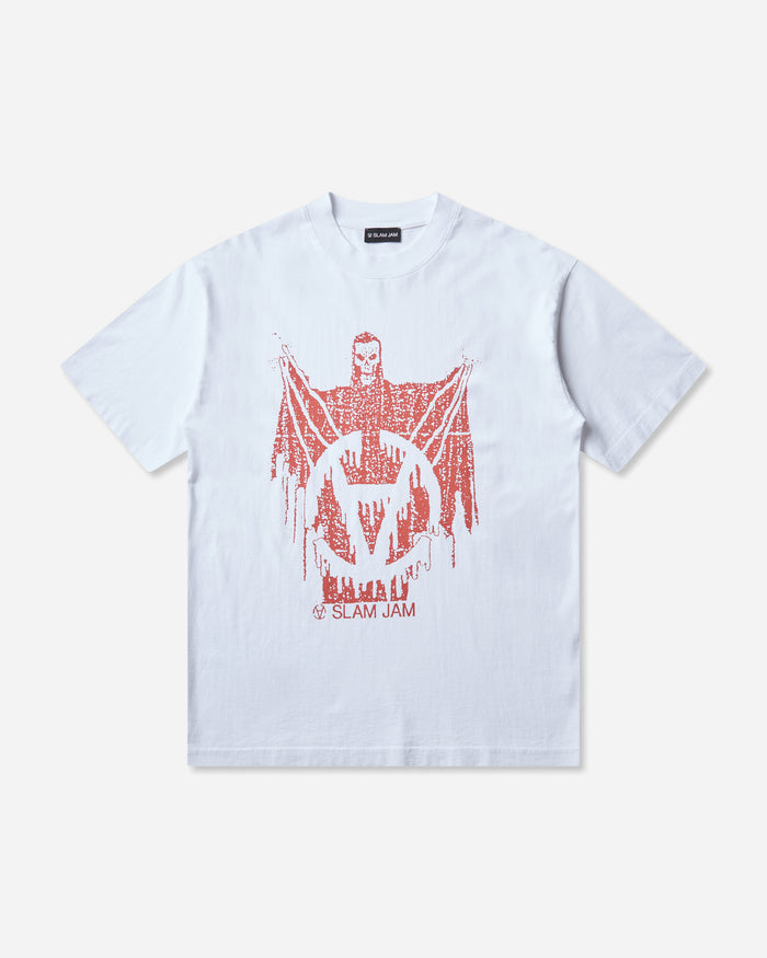 Slam Jam Demon T-Shirt White T-Shirts Shortsleeve SJPRALMAS WHT