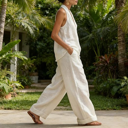 Diane | Two-Piece Set with Linen Texture