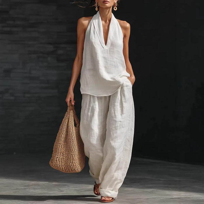 Diane | Two-Piece Set with Linen Texture