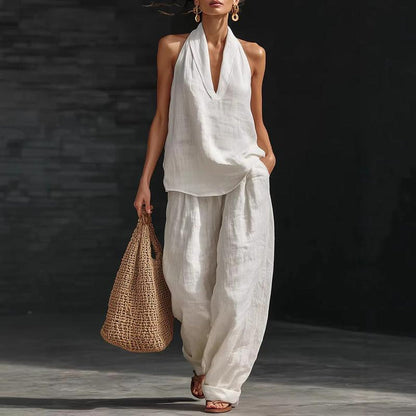 Diane | Two-Piece Set with Linen Texture