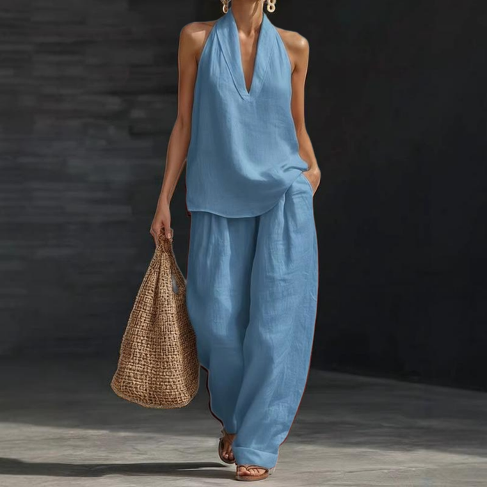 Diane | Two-Piece Set with Linen Texture
