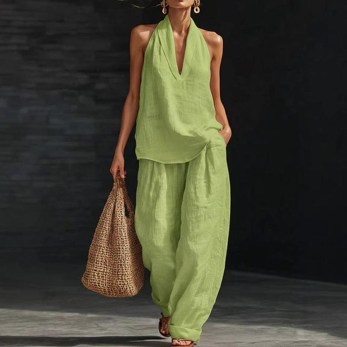 Diane | Two-Piece Set with Linen Texture
