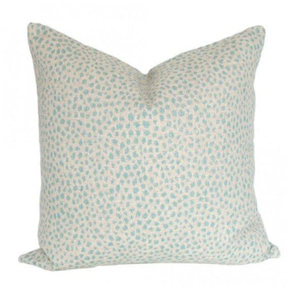 Dotted Aquamarine Custom Designer Pillow | Arianna Belle