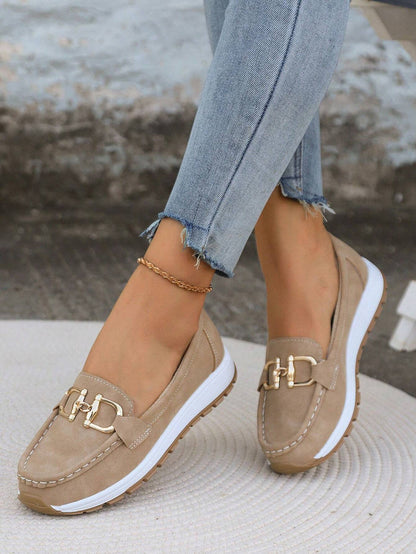 Ellie - Flat loafers with buckle