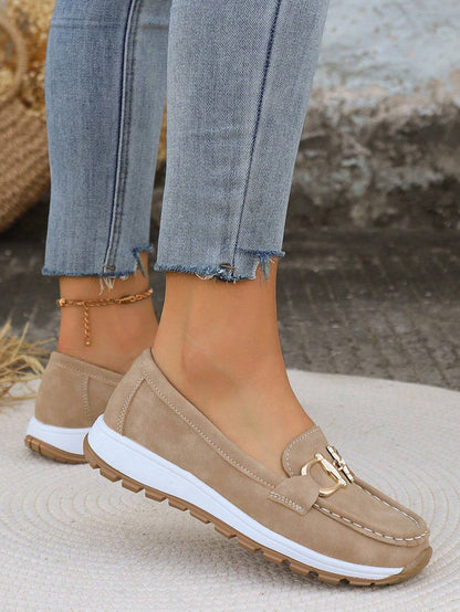 Ellie - Flat loafers with buckle