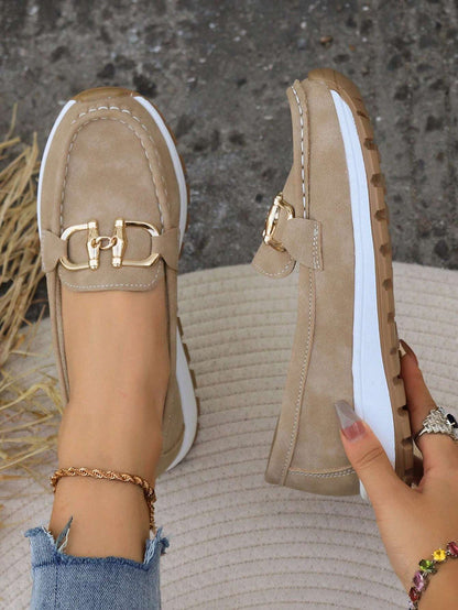 Ellie - Flat loafers with buckle