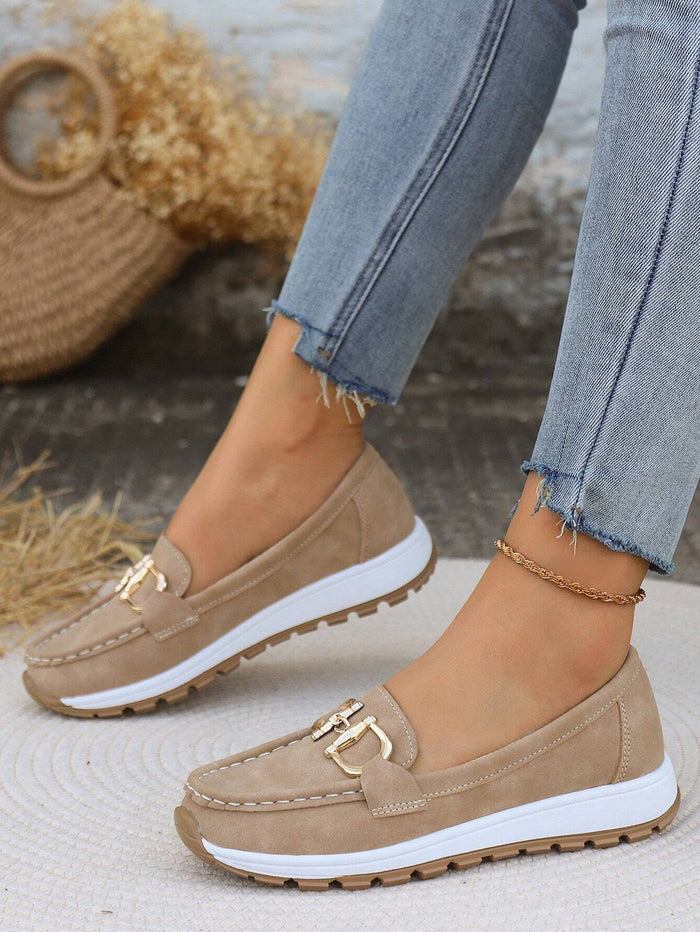 Ellie - Flat loafers with buckle