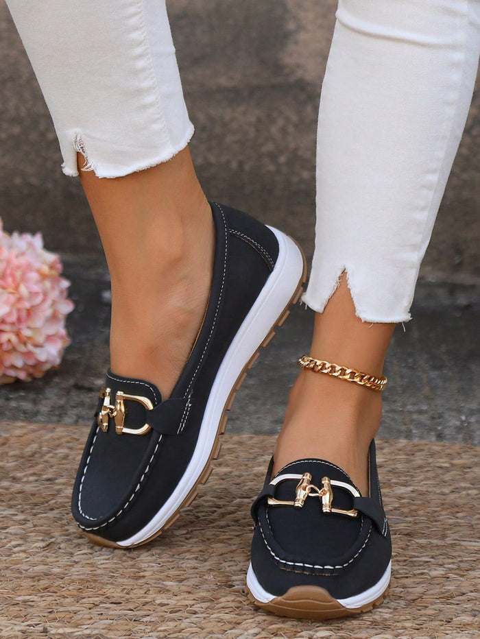 Ellie - Flat loafers with buckle