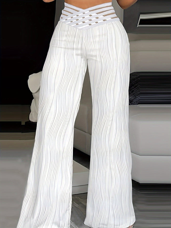 Emma | High-Waisted Crisscross Pants