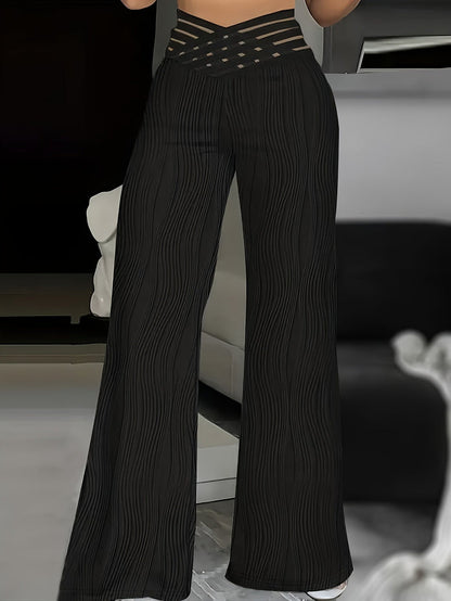 Emma | High-Waisted Crisscross Pants