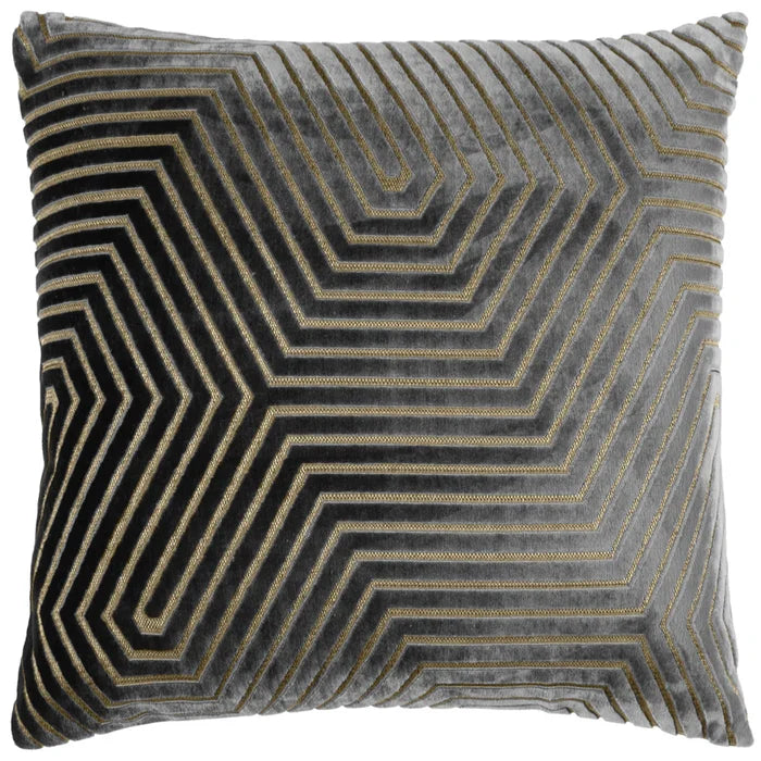 Evoke Cut Velvet Cushion