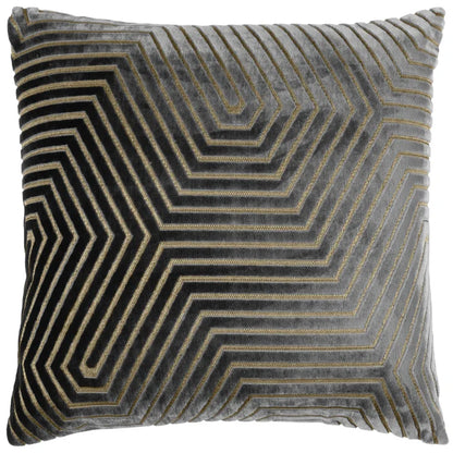 Evoke Cut Velvet Cushion