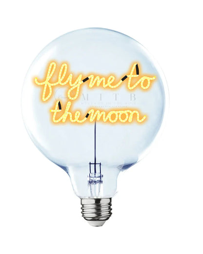FLY ME TO THE MOON AMBER BULB