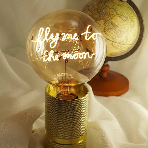FLY ME TO THE MOON AMBER BULB