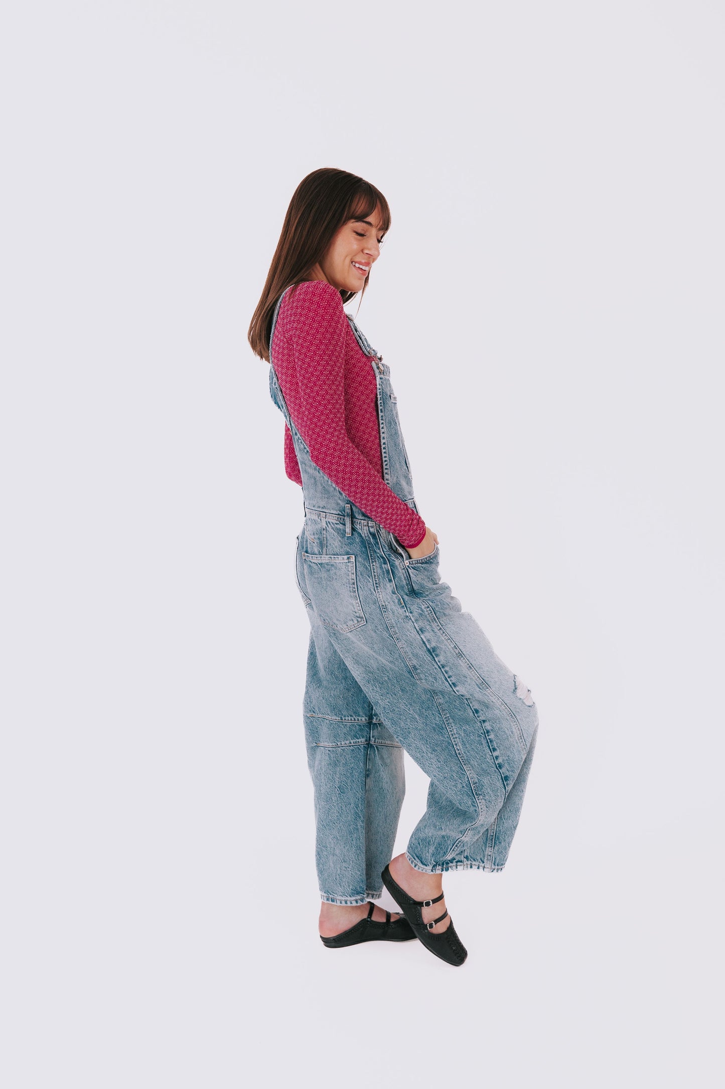 FREE PEOPLE - Good Luck Barrel Overalls - 3 Colors!