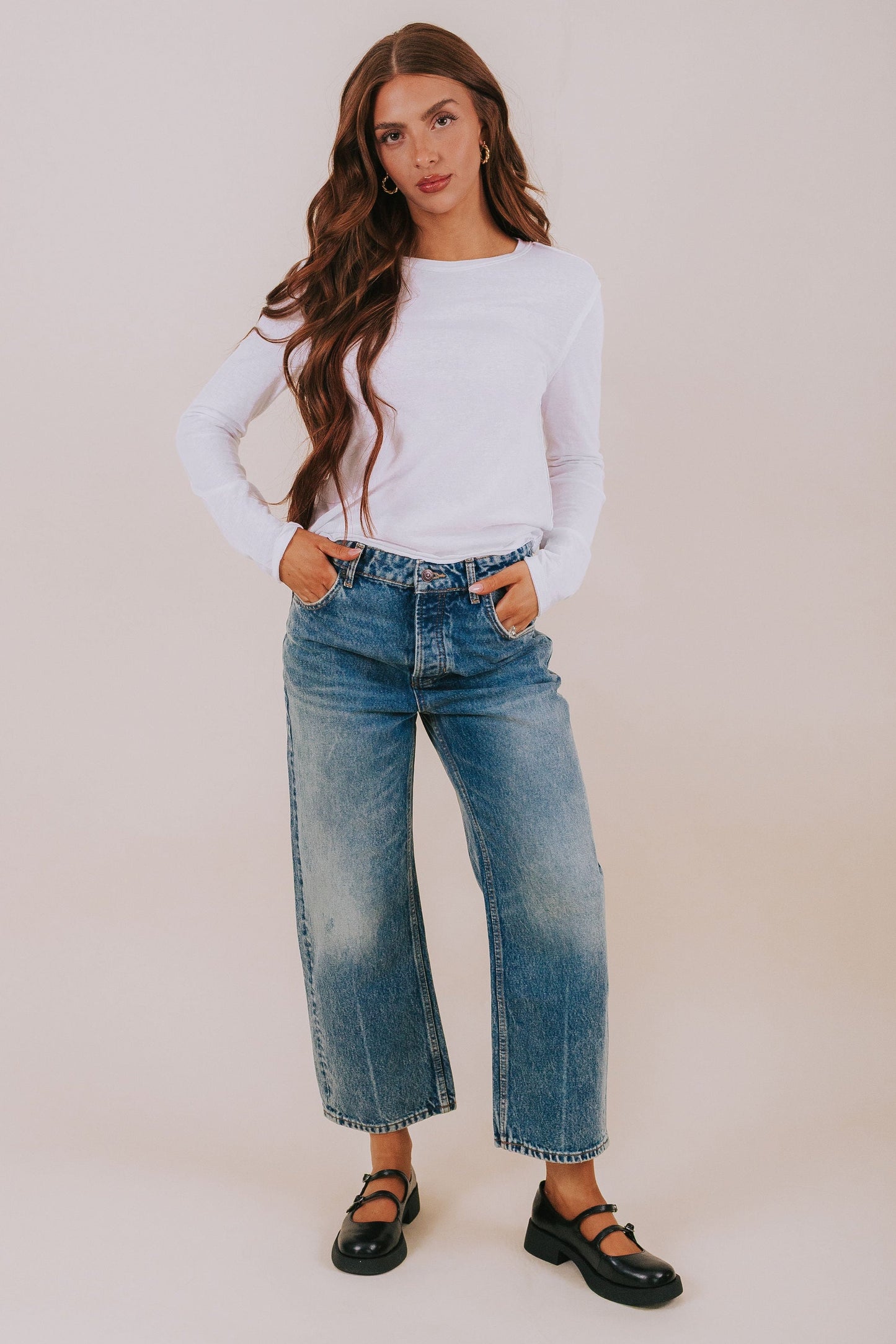 FREE PEOPLE - Deep Trance Dropped Boyfriend Jeans - 3 Colors!