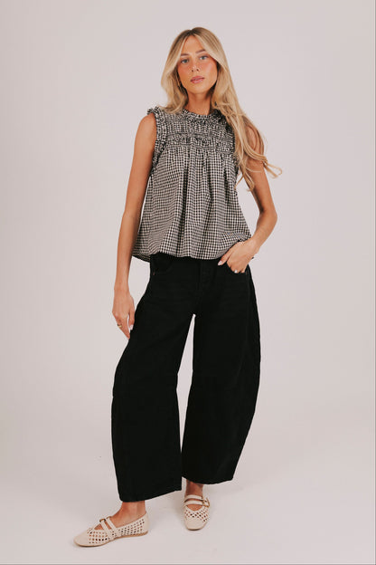 FREE PEOPLE - Good Luck Mid-Rise Barrel Jeans - 7 Colors!