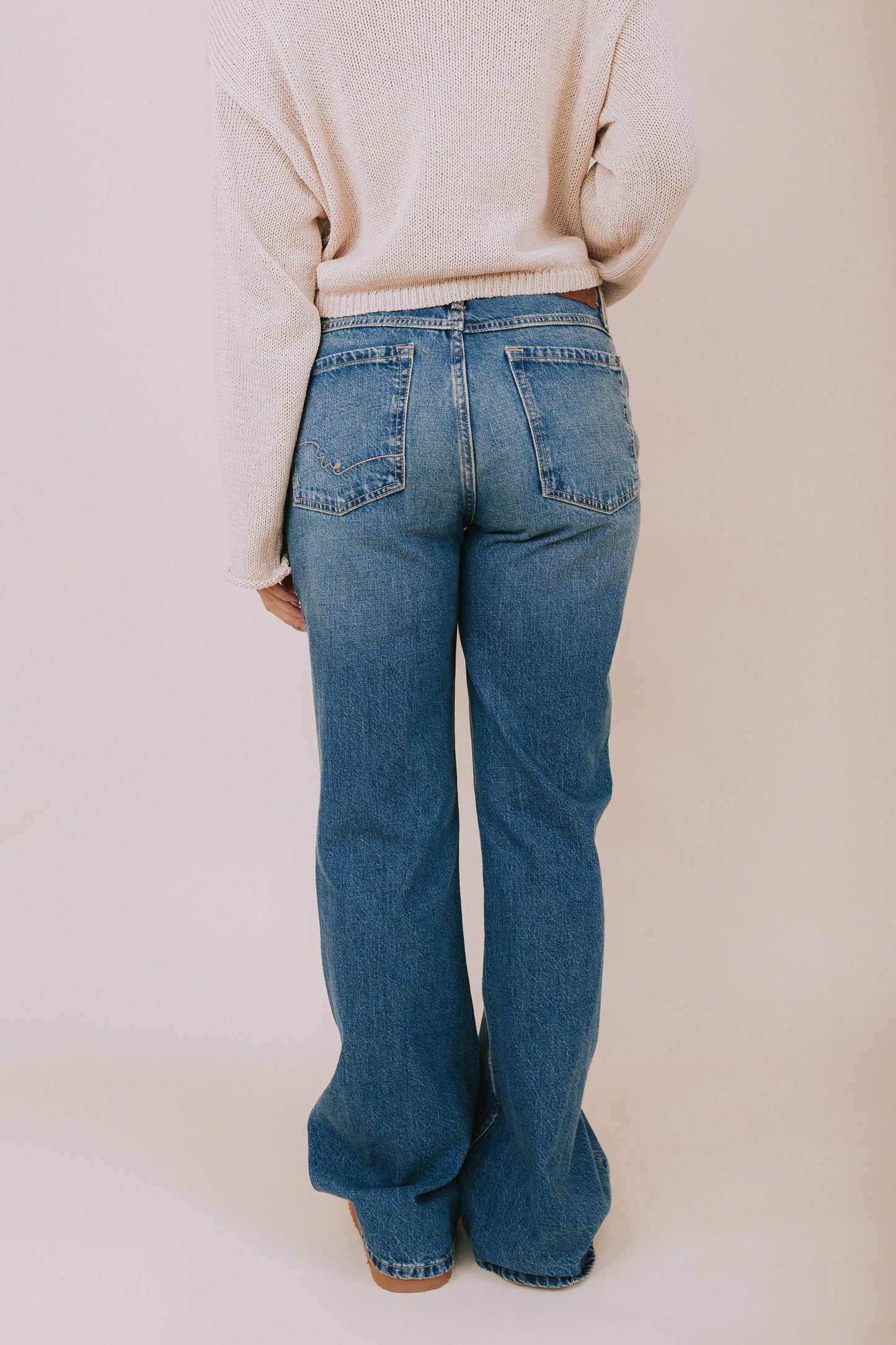 FREE PEOPLE - West Coast Relaxed Flare Jeans