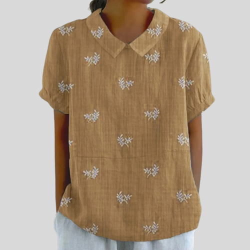 Geneviève | Discreet Embroidered Blouse