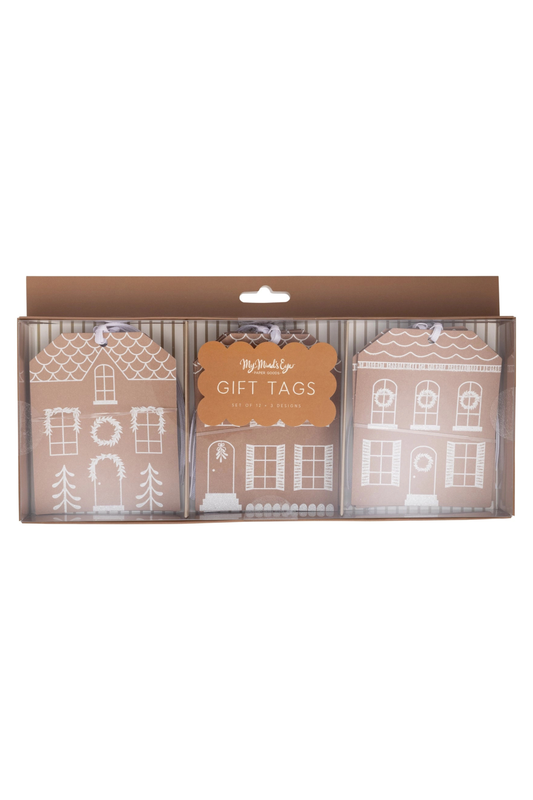 MY MIND'S EYE - Gingerbread Houses Tag Set
