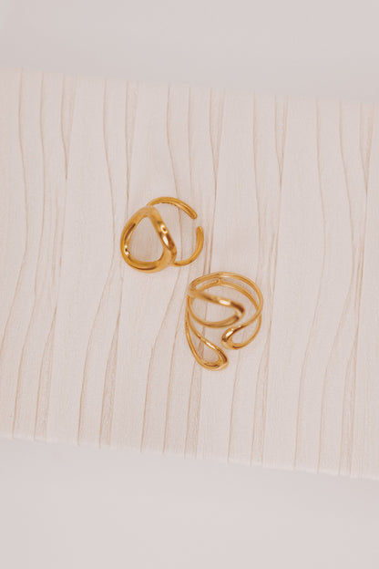 Big Love Ring Set - 18K Gold Plated