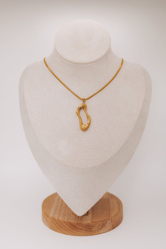 On The Run Necklace - 18K Gold Pated