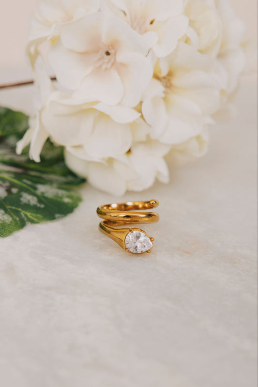 Labyrinth Ring - 18K Gold Plated