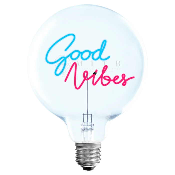 GOOD VIBES BLUE/RED BULB