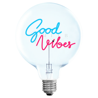 GOOD VIBES BLUE/RED BULB