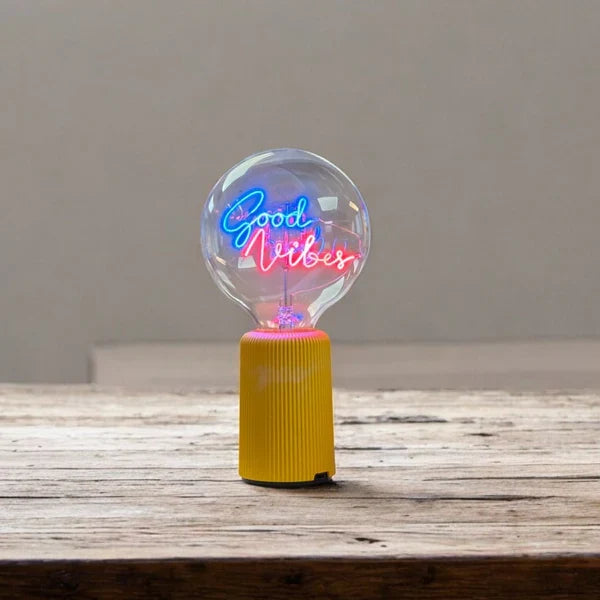 GOOD VIBES BLUE/RED BULB