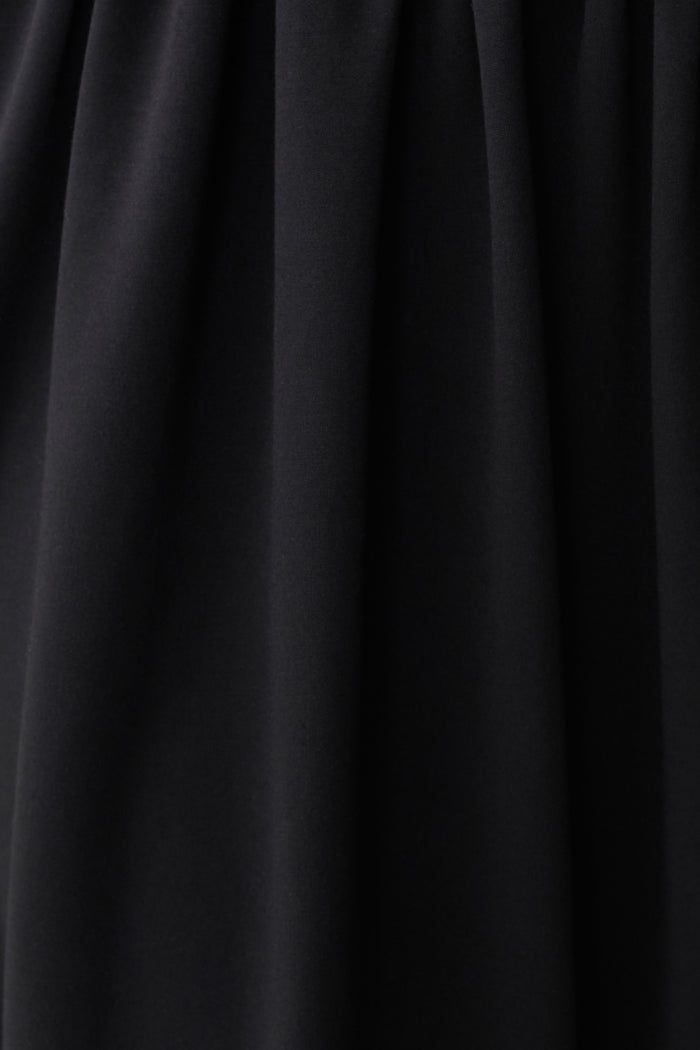 Hester Scuba Midi Dress - Black