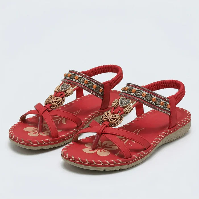 Ibizan-style sandals that combine comfort and elegance