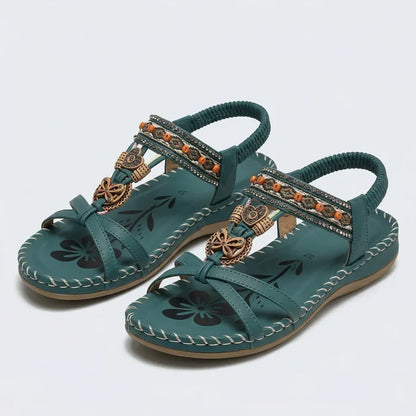 Ibizan-style sandals that combine comfort and elegance