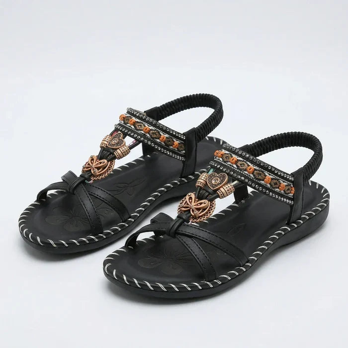 Ibizan-style sandals that combine comfort and elegance