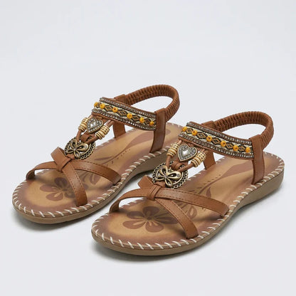 Ibizan-style sandals that combine comfort and elegance