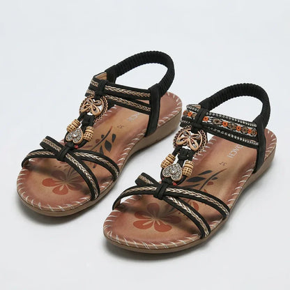 Ibizan-style sandals that combine comfort and elegance