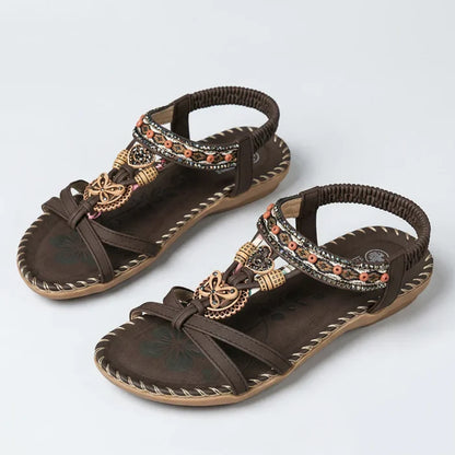 Ibizan-style sandals that combine comfort and elegance