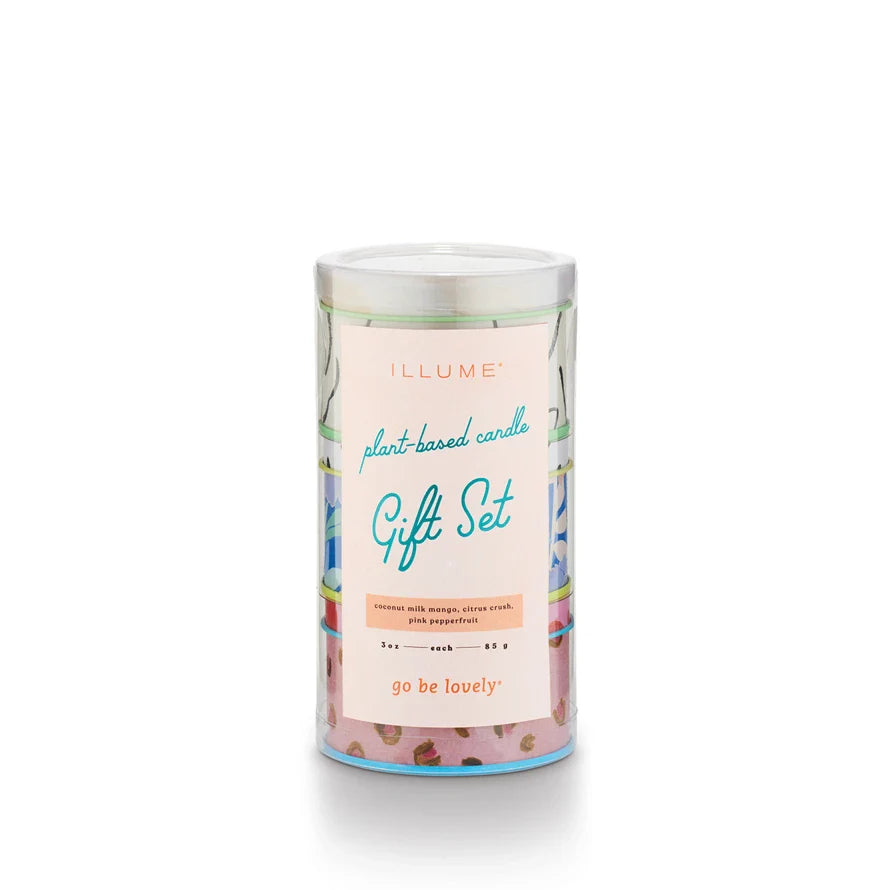 ILLUME - Go Be Lovely Mini Tin Trio Gift Set