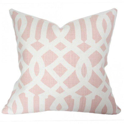 Imperial Trellis Blush Custom Designer Pillow | Arianna Belle